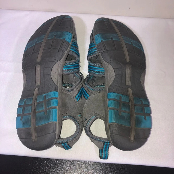 5/$25 
Croft & Barrows Sandals Grey Teal 6.5-7 Resemble Keen  Open Toe Heel - Picture 8 of 9